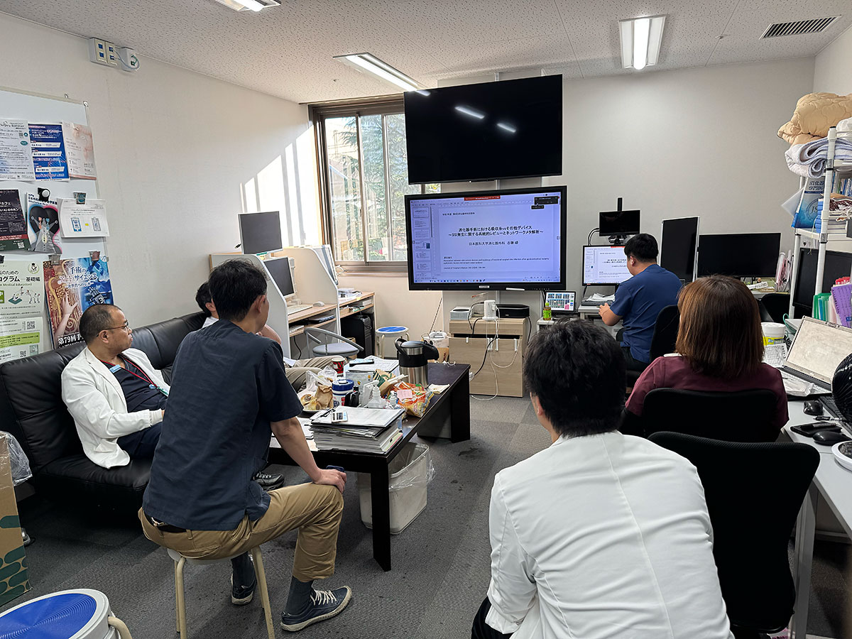 日本医科大学付属病院消化器外科論文抄読会